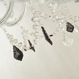 Modern kortárs egyebek a Crystal Glass csillárhoz