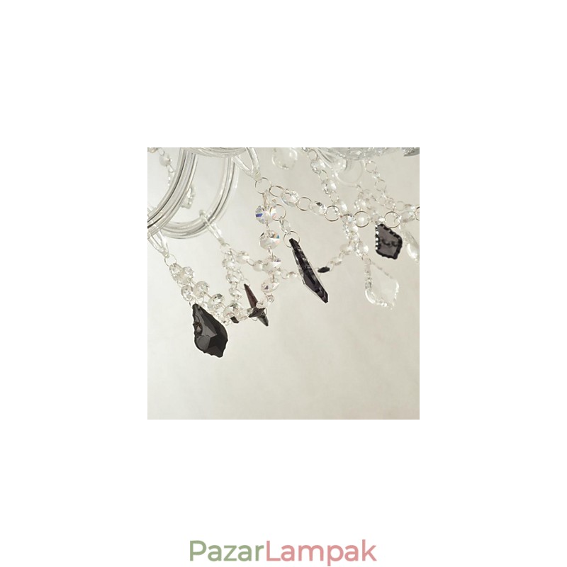 Modern kortárs egyebek a Crystal Glass csillárhoz