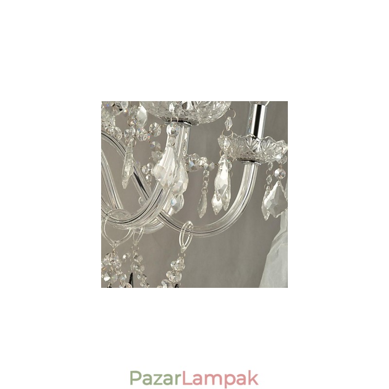 Modern kortárs egyebek a Crystal Glass csillárhoz
