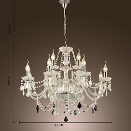 Modern kortárs egyebek a Crystal Glass csillárhoz