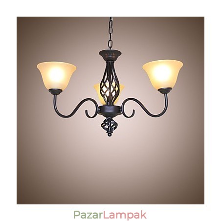 Hagyományos klasszikus rusztikus Lodge Vintage Retro Country Egyéb jellemzők mini stílusú tervezőknek Fém csillár Hagyományos klasszikus rusztikus Lodge Vintage Retro Country Egyéb jellemzők mini stílusú tervezőknek Fém csillár