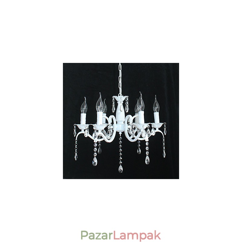 Csillár Modern Crystal Mini Candle stílusú vas lámpa lámpák