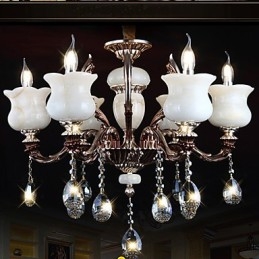 Jade cinkötvözet függőlámpa 6 Light Chandelier