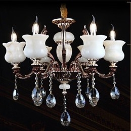 Jade cinkötvözet függőlámpa 6 Light Chandelier