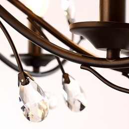 12 fényű kristálycsillár Modern, kortárs, hagyományos klasszikus, szüreti retro country festmény funkció