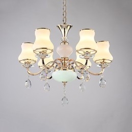 Csillár Modern, kortárs galvanizált funkció a Crystal Metal számára