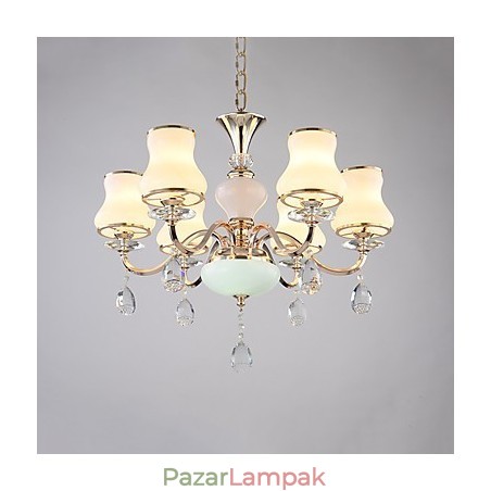 Csillár Modern, kortárs galvanizált funkció a Crystal Metal számára Csillár Modern, kortárs galvanizált funkció a Crystal Metal számára