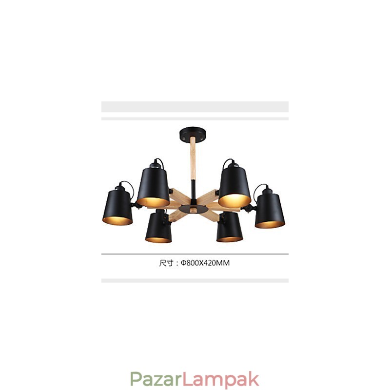 Csillár Mini stílusú modern kortárs fém