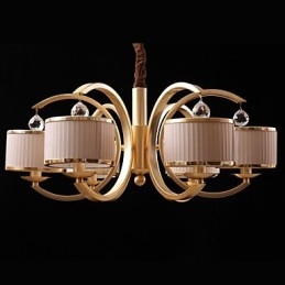 Modern kortárs bronz fémcsillár