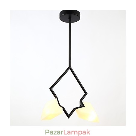 2 könnyű postmodern fém üveg őszibarack csillár lámpával a kantin díszítő függőlámpával 2 könnyű postmodern fém üveg őszibarack csillár lámpával a kantin díszítő függőlámpával