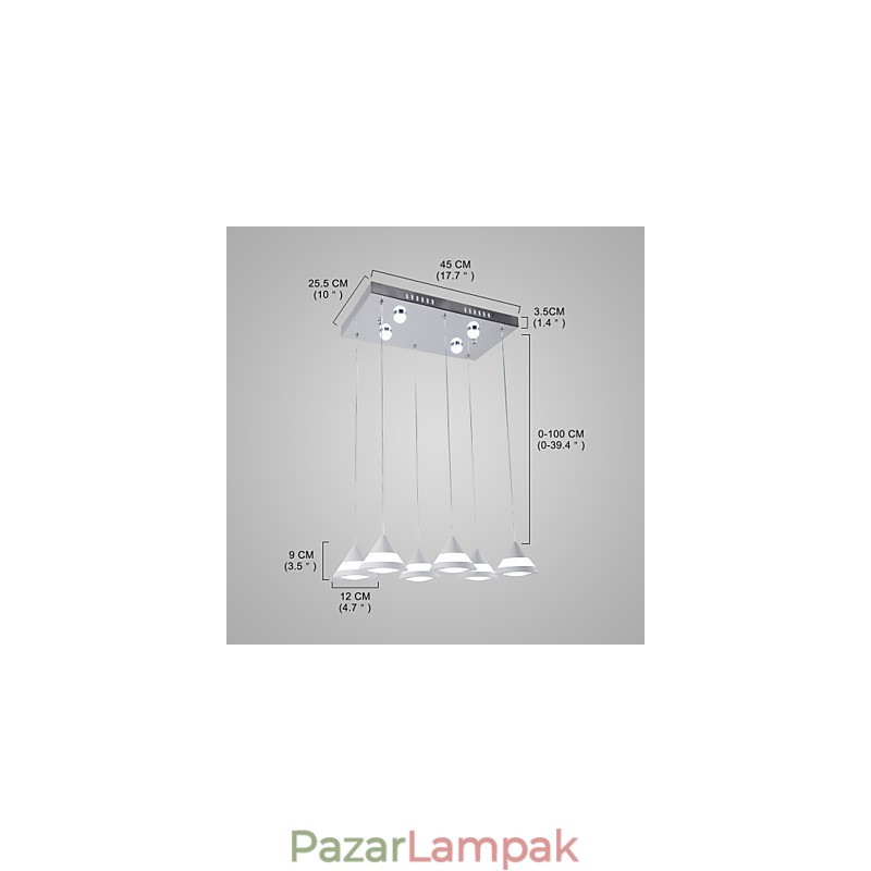 Függeszték Modern modern akrilhoz