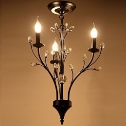 Modern, kortárs, hagyományos, klasszikus rusztikus páholy Vintage retro lámpás Country Globe festés kristálycsillárhoz