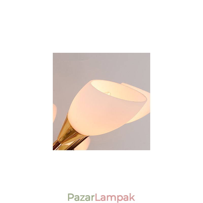 Nordic Simple Atmospheric Pasztorális csillár Kreatív Lobby Csillár lámpa