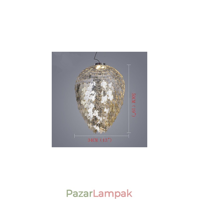 Hagyományos klasszikus lámpás galvanizált funkció a mini stílusú fémcsillárhoz