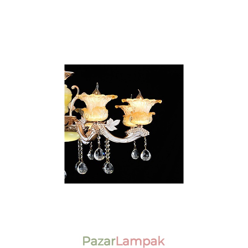 Modern, kortárs, hagyományos klasszikus cinkötvözet funkció a kristály mini stílusú fém függőlámpához