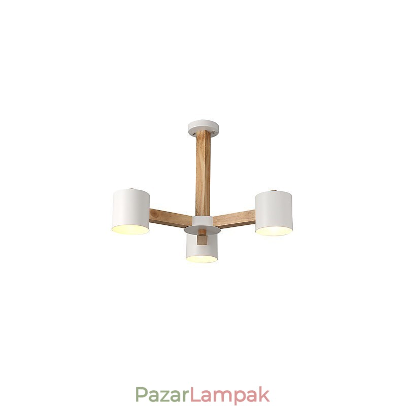 3 lámpa csillár Modern, kortárs, hagyományos, klasszikus, szüreti vidéki fa jellemző a fához