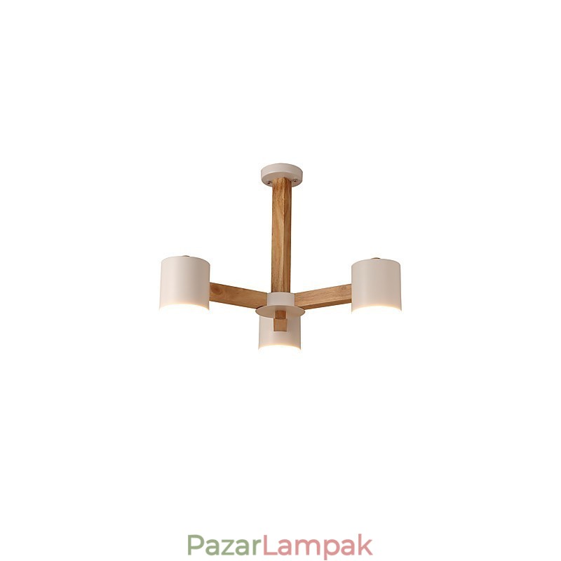 3 lámpa csillár Modern, kortárs, hagyományos, klasszikus, szüreti vidéki fa jellemző a fához