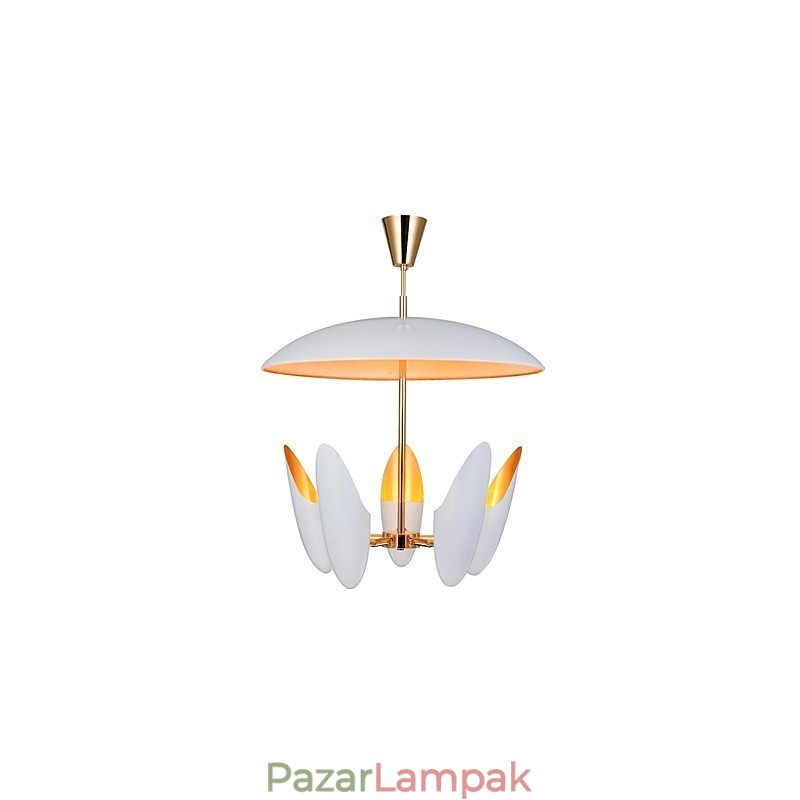 5 Light Chandelier Brief Art Modern kortárs függőlámpa