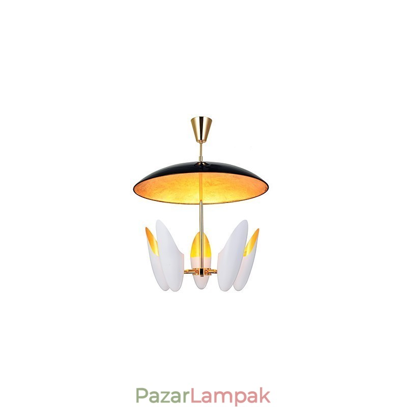 5 Light Chandelier Brief Art Modern kortárs függőlámpa