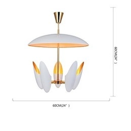 5 Light Chandelier Brief Art Modern kortárs függőlámpa