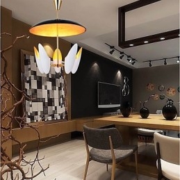 5 Light Chandelier Brief Art Modern kortárs függőlámpa