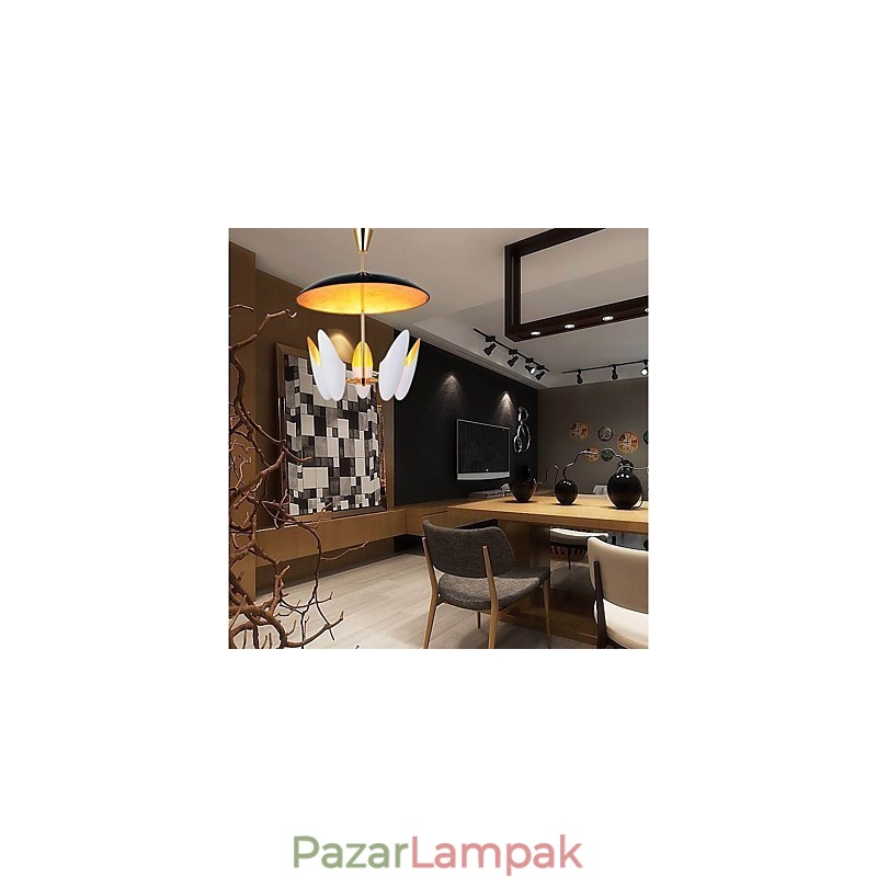 5 Light Chandelier Brief Art Modern kortárs függőlámpa