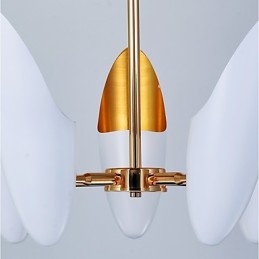 5 Light Chandelier Brief Art Modern kortárs függőlámpa