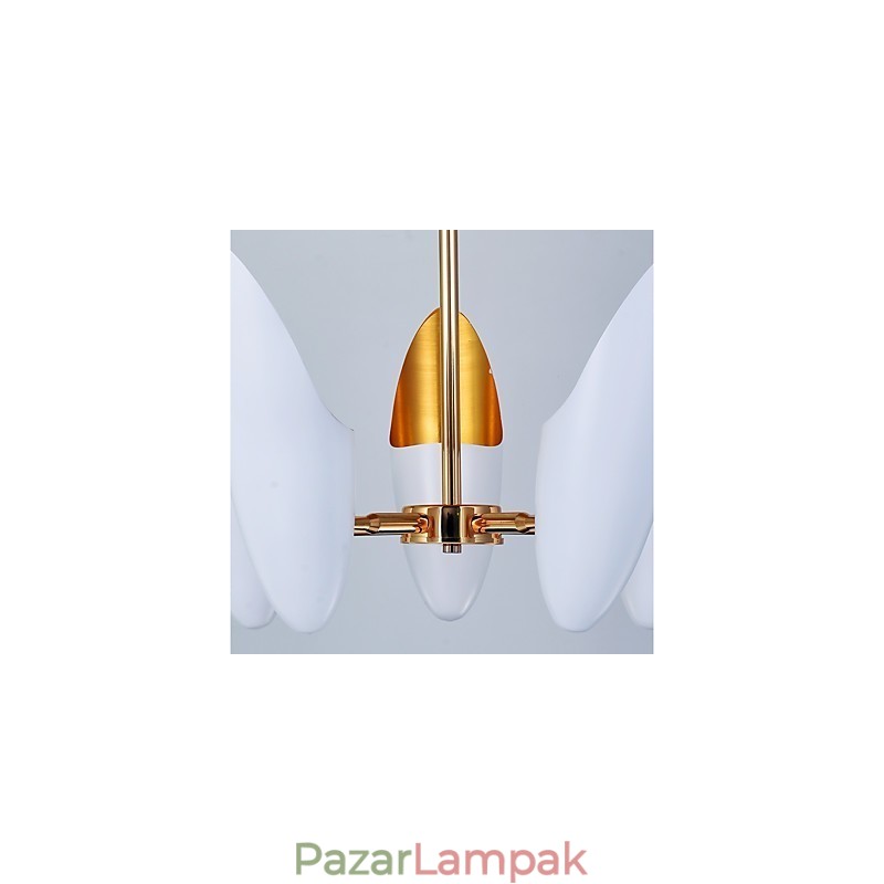 5 Light Chandelier Brief Art Modern kortárs függőlámpa
