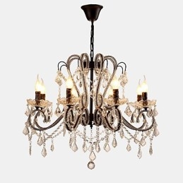 8 Lights Crystal csillár Modern, modern, hagyományos, klasszikus, rusztikus páholy Vintage retro