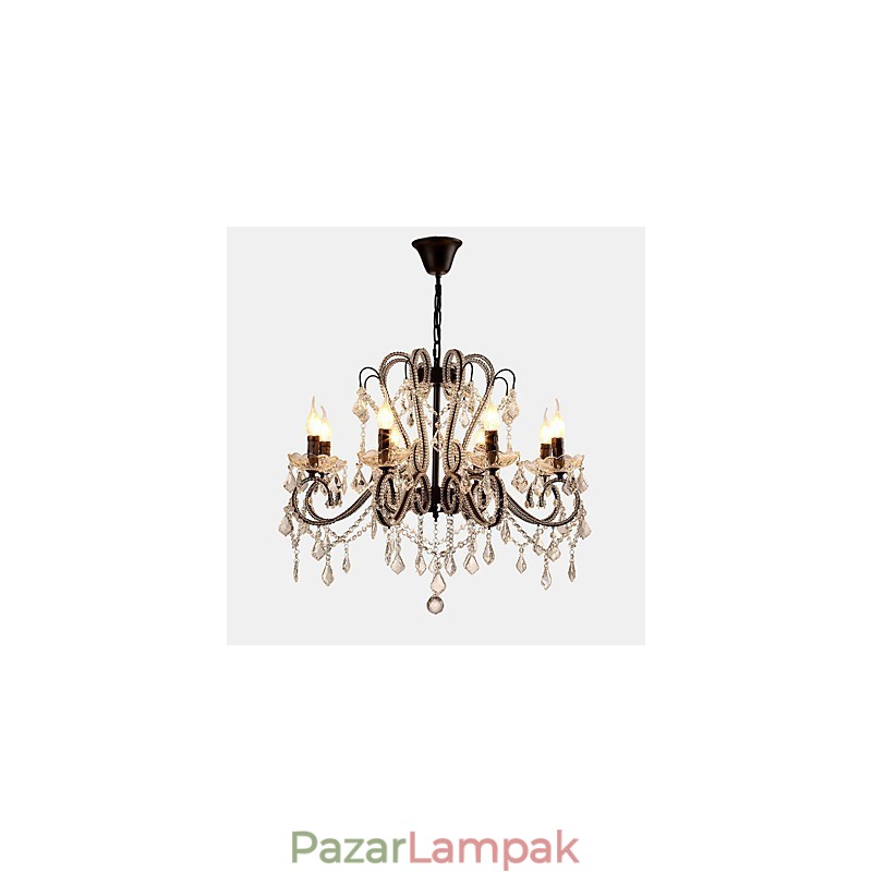 8 Lights Crystal csillár Modern, modern, hagyományos, klasszikus, rusztikus páholy Vintage retro