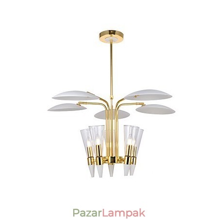 Személyre szabott, állítható irányú Art csillár lámpacsillár