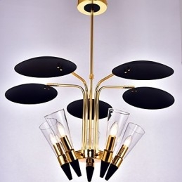 Személyre szabott, állítható irányú Art csillár lámpacsillár