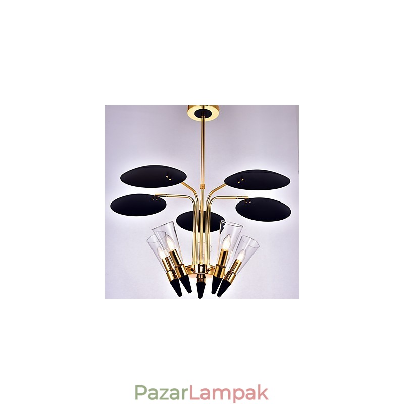 Személyre szabott, állítható irányú Art csillár lámpacsillár