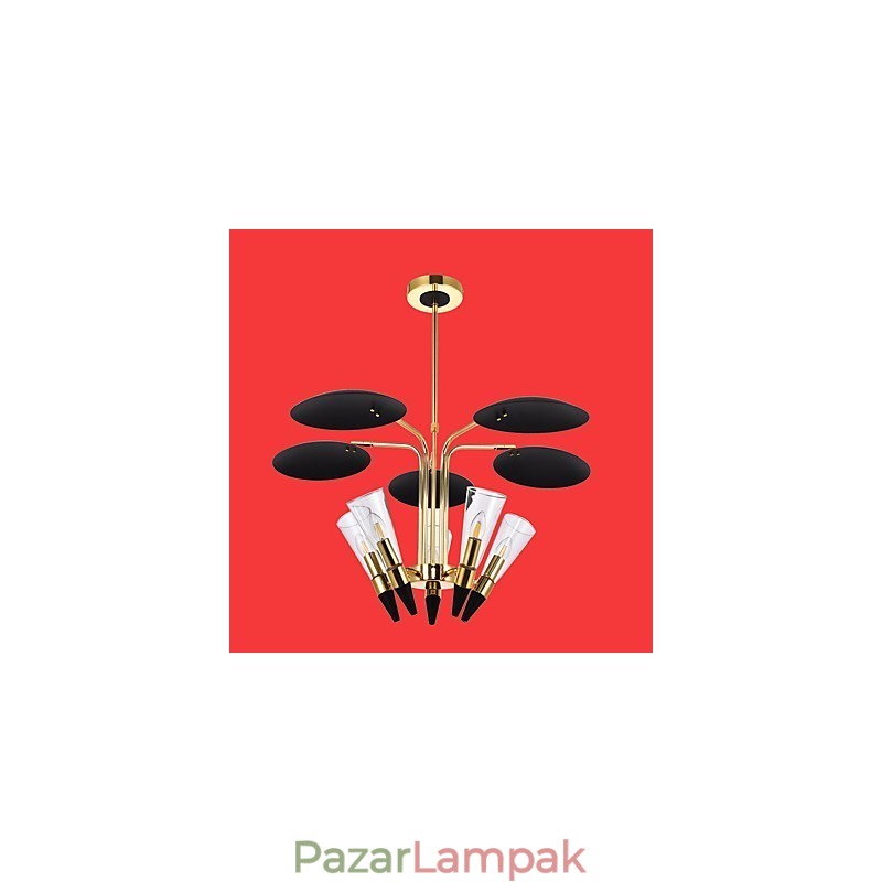 Személyre szabott, állítható irányú Art csillár lámpacsillár