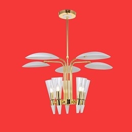 Személyre szabott, állítható irányú Art csillár lámpacsillár