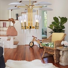 Személyre szabott, állítható irányú Art csillár lámpacsillár