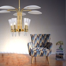 Személyre szabott, állítható irányú Art csillár lámpacsillár