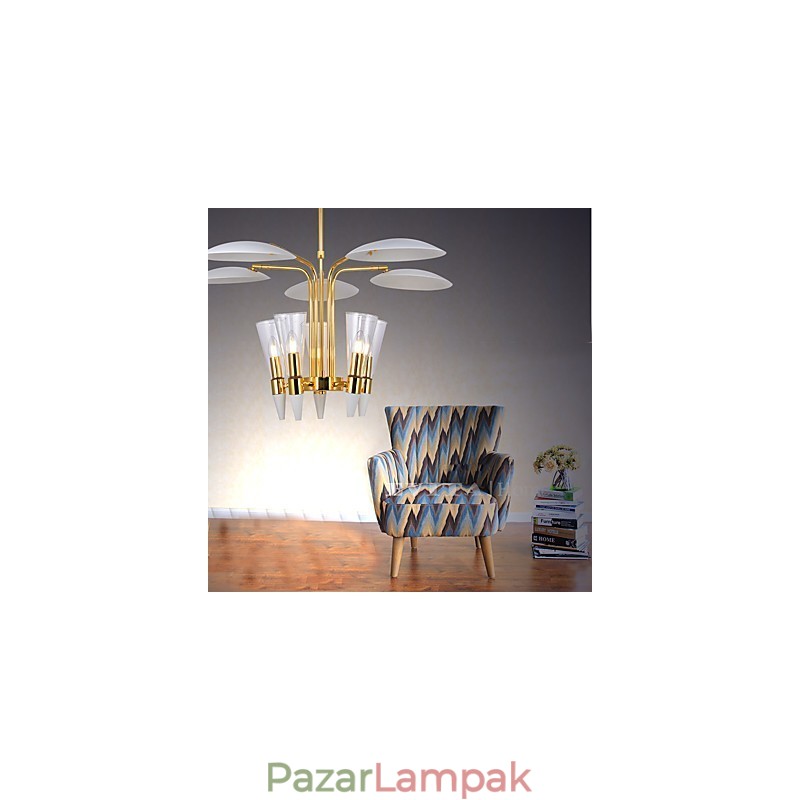 Személyre szabott, állítható irányú Art csillár lámpacsillár