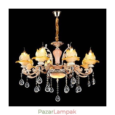 Modern, modern, hagyományos, klasszikus cinkötvözet funkció a kristály mini stílusú fém függőlámpához Modern, modern, hagyományos, klasszikus cinkötvözet funkció a kristály mini stílusú fém függőlámpához