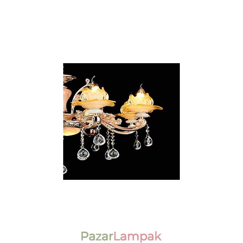 Modern, modern, hagyományos, klasszikus cinkötvözet funkció a kristály mini stílusú fém függőlámpához