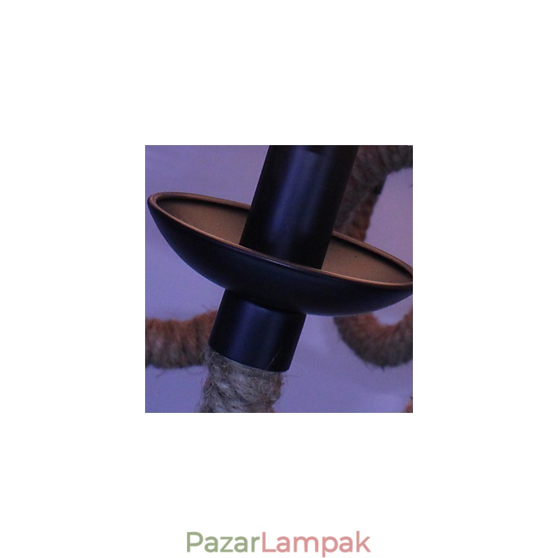 Loft Ipari Wind Vintage Iron Lámpák Üzletek Csillár Kötél Csillár Lámpák
