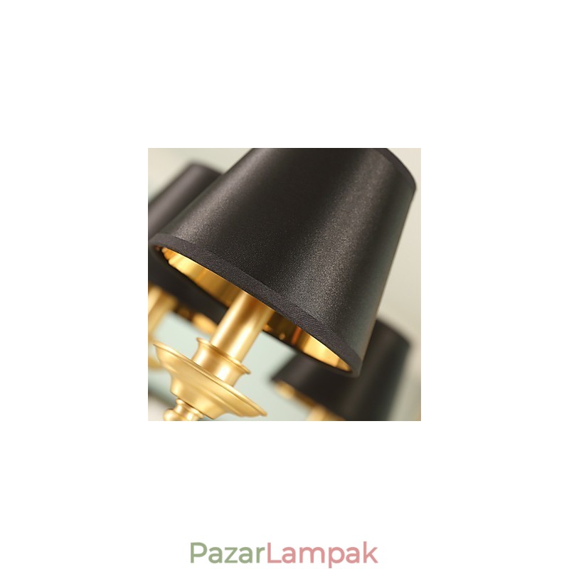 Csillár Traditional Classic Country Brass funkció mini stílusú fém 6 izzókhoz