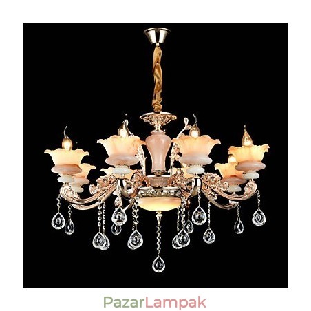 Modern, kortárs, hagyományos klasszikus cinkötvözet funkció a kristály mini stílusú fém függőlámpához Modern, kortárs, hagyományos klasszikus cinkötvözet funkció a kristály mini stílusú fém függőlámpához