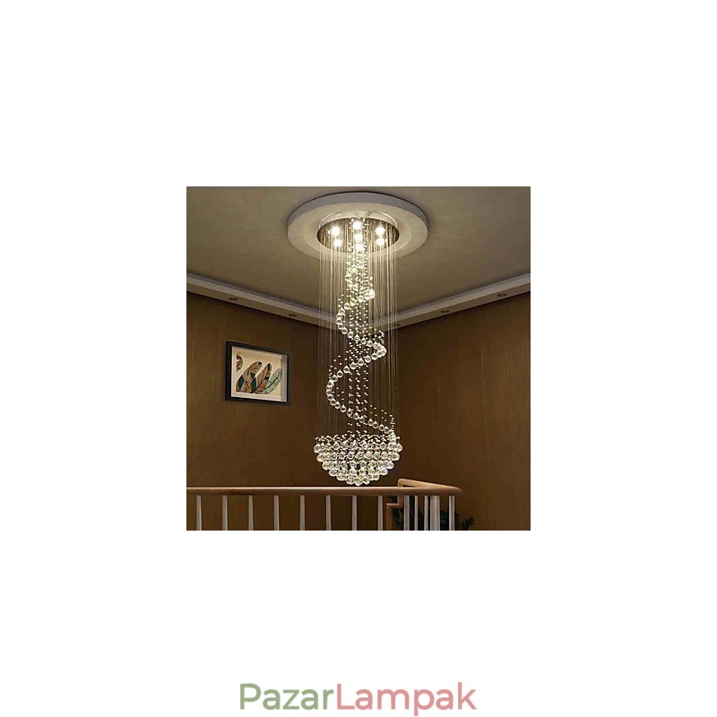 Modern kristály mennyezeti csillár lámpák beltéri függőlámpák deco világítótestek