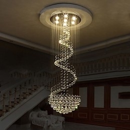 Modern kristály mennyezeti csillár lámpák beltéri függőlámpák deco világítótestek