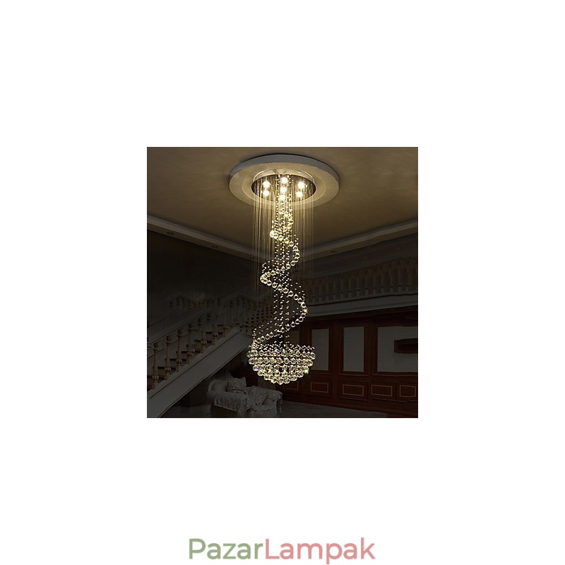 Modern kristály mennyezeti csillár lámpák beltéri függőlámpák deco világítótestek