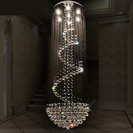 Modern kristály mennyezeti csillár lámpák beltéri függőlámpák deco világítótestek