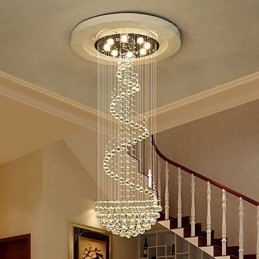 Modern kristály mennyezeti csillár lámpák beltéri függőlámpák deco világítótestek