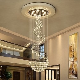 Modern kristály mennyezeti csillár lámpák beltéri függőlámpák deco világítótestek