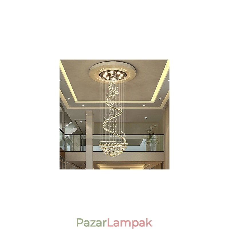 Modern kristály mennyezeti csillár lámpák beltéri függőlámpák deco világítótestek